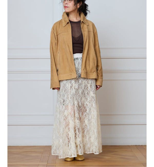 IENA LA BOUCLE「IENA LA BOUCLE Lace on Lace スカート」|スカート|