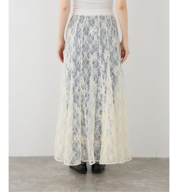IENA LA BOUCLE「IENA LA BOUCLE Lace on Lace スカート」|スカート|