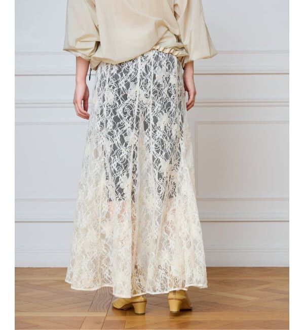 IENA LA BOUCLE「IENA LA BOUCLE Lace on Lace スカート」|スカート|