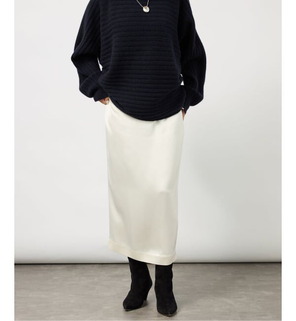 VERMEIL par iena「《予約》Roman サテンスカート」|スカート|