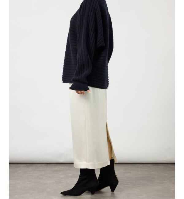 VERMEIL par iena「《予約》Roman サテンスカート」|スカート|