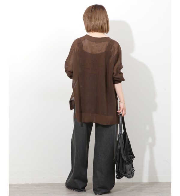 JOURNAL STANDARD relume「リネンミックスメッシュVネックカーディガン」|カーディガン|