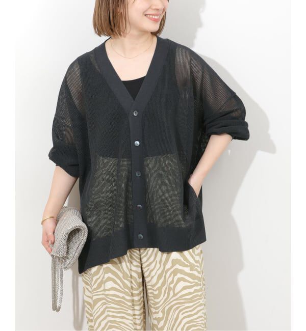 JOURNAL STANDARD relume「リネンミックスメッシュVネックカーディガン」|カーディガン|