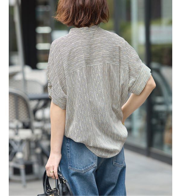journal standard L'essage「《追加》DEVEAUX GOLDラメモノトーンシャツ」|シャツ・ブラウス|