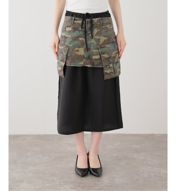 journal standard L'essage「INSCRIRE/アンスクリア  Cargo Layered Skirt スカート」|スカート|