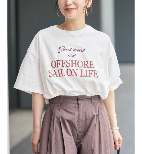JOURNAL STANDARD「プリントタックスウェットTシャツ」|Tシャツ・カットソー|