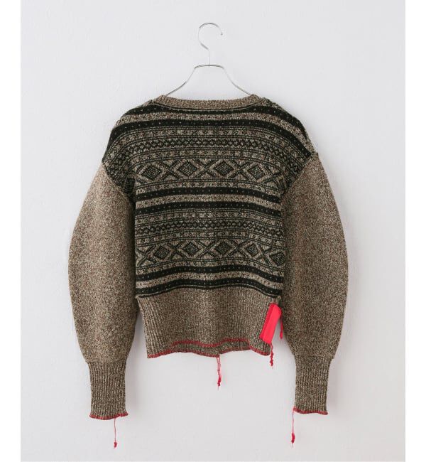 JOURNAL STANDARD relume「【PROVOKE/プロヴォーク】fair isle cocoon cardigan」|カーディガン|