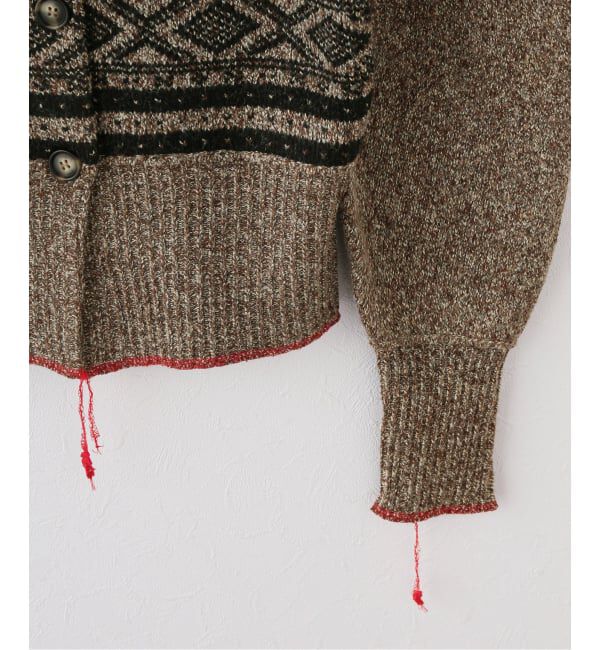 JOURNAL STANDARD relume「【PROVOKE/プロヴォーク】fair isle cocoon cardigan」|カーディガン|