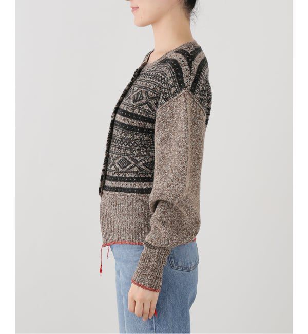 JOURNAL STANDARD relume「【PROVOKE/プロヴォーク】fair isle cocoon cardigan」|カーディガン|