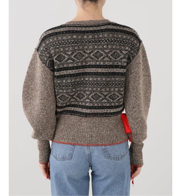 JOURNAL STANDARD relume「【PROVOKE/プロヴォーク】fair isle cocoon cardigan」|カーディガン|