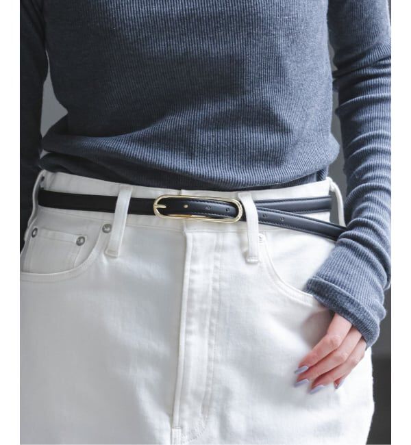 NOBLE「《追加予約》PUNTI./プンティ OVAL BELT」|ベルト|