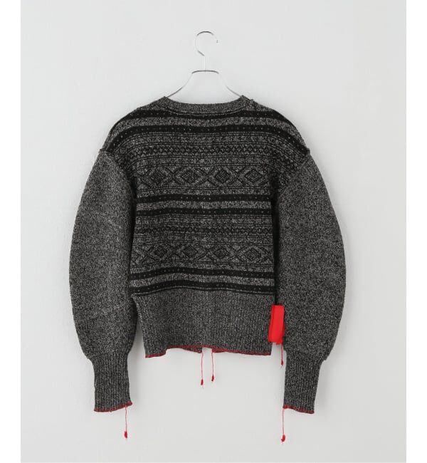 U by SPICK&SPAN「PROVOKE/プロヴォーク fair isle cocoon cardigan」|カーディガン|
