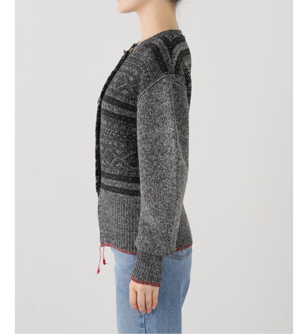 U by SPICK&SPAN「PROVOKE/プロヴォーク fair isle cocoon cardigan」|カーディガン|