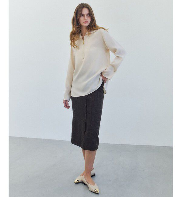 BEIGE,「BRATTLE / ツイードIラインスカート」|スカート|