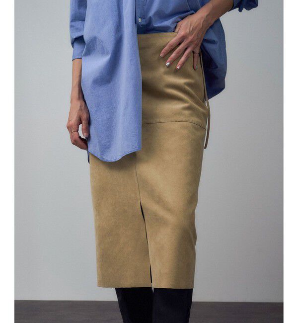 SALON adam et rope'「Ultrasuede(R)スエードスカート / セットアップ対応」|スカート|