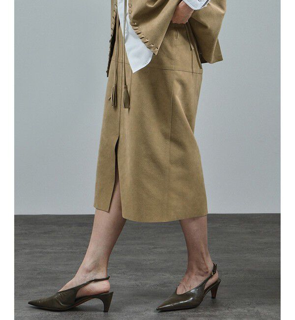 SALON adam et rope'「Ultrasuede(R)スエードスカート / セットアップ対応」|スカート|ベージュ(27)