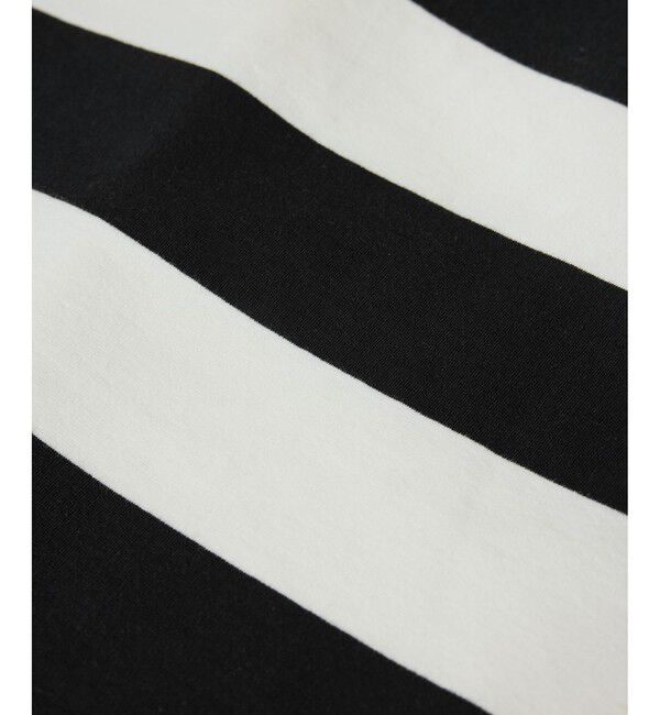 SALON adam et rope'「【WEB限定】フレンチスリーブポンチボーダーTシャツ」|Tシャツ・カットソー|