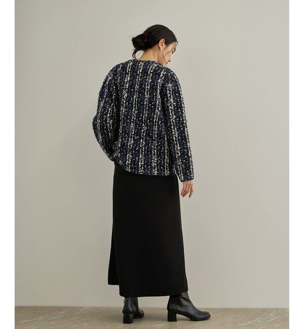 SALON adam et rope'「【WEB限定】マットサテンセミフレアスカート / イージーケア・セットアップ対応」|スカート|