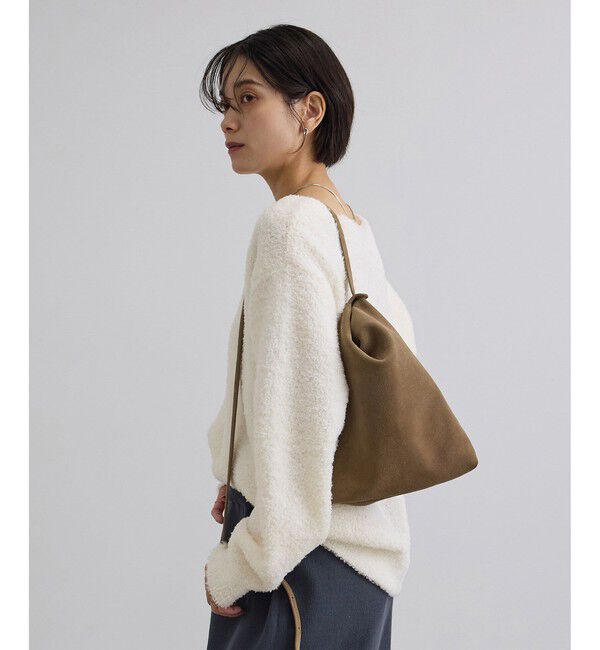 SALON adam et rope'「【WEB限定】ループヤーンVネックプルオーバー」|ニット・セーター|