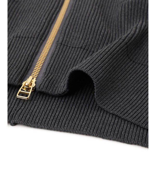 ADAM ET ROPE'「【WEB限定】・【定番】ジップニットカーディガン」|カーディガン|
