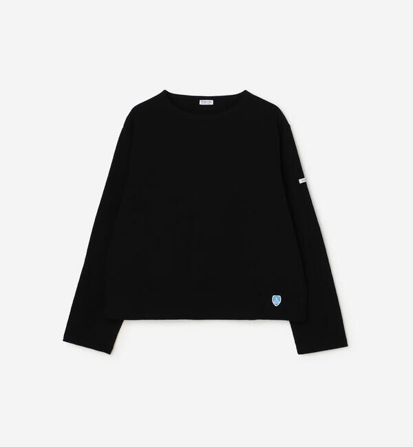ORCIVAL「ORCIVAL | コットンロード クルーネックTシャツ WOMEN」|Tシャツ・カットソー|BLACK