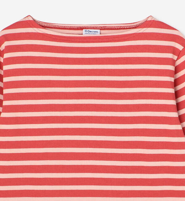 ORCIVAL「ORCIVAL | コットンロード ボートネックフレンチバスクTシャツ WOMEN」|Tシャツ・カットソー|