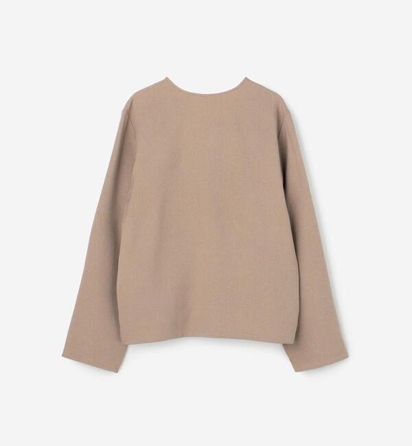 GYMPHLEX「Gymphlex | ウールライク カーディガンシャツ WOMEN」|シャツ・ブラウス|