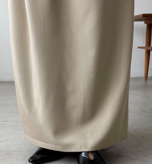  「【新素材/低身長サイズあり】アシメタックベルト付スカート」|スカート|