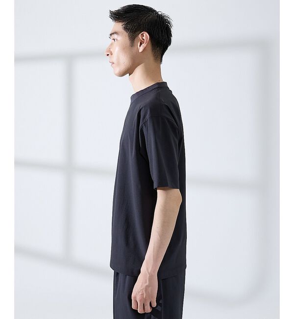 ABAHOUSE「【セットアップ対応】360&deg;ストレッチ リップストップ リラックス Tシャツ/」|Tシャツ・カットソー|