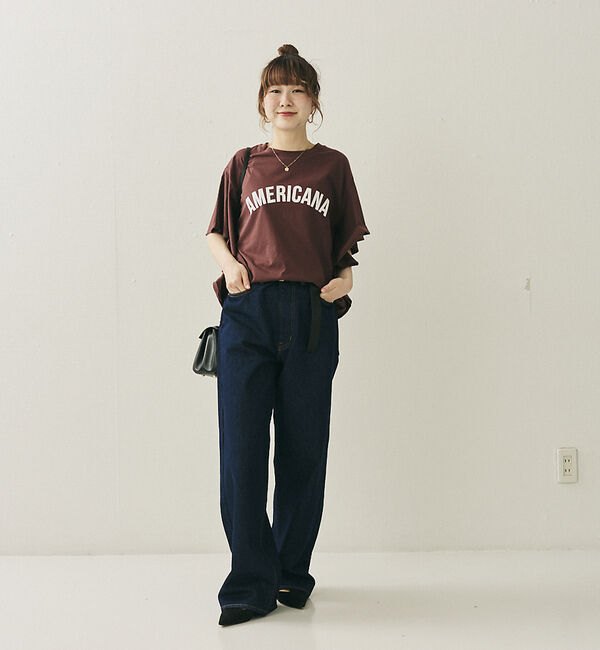 Rouge vif「【NEEDBY heritage/ニードバイヘリテージ】KOH ワイドストレート」|デニム|