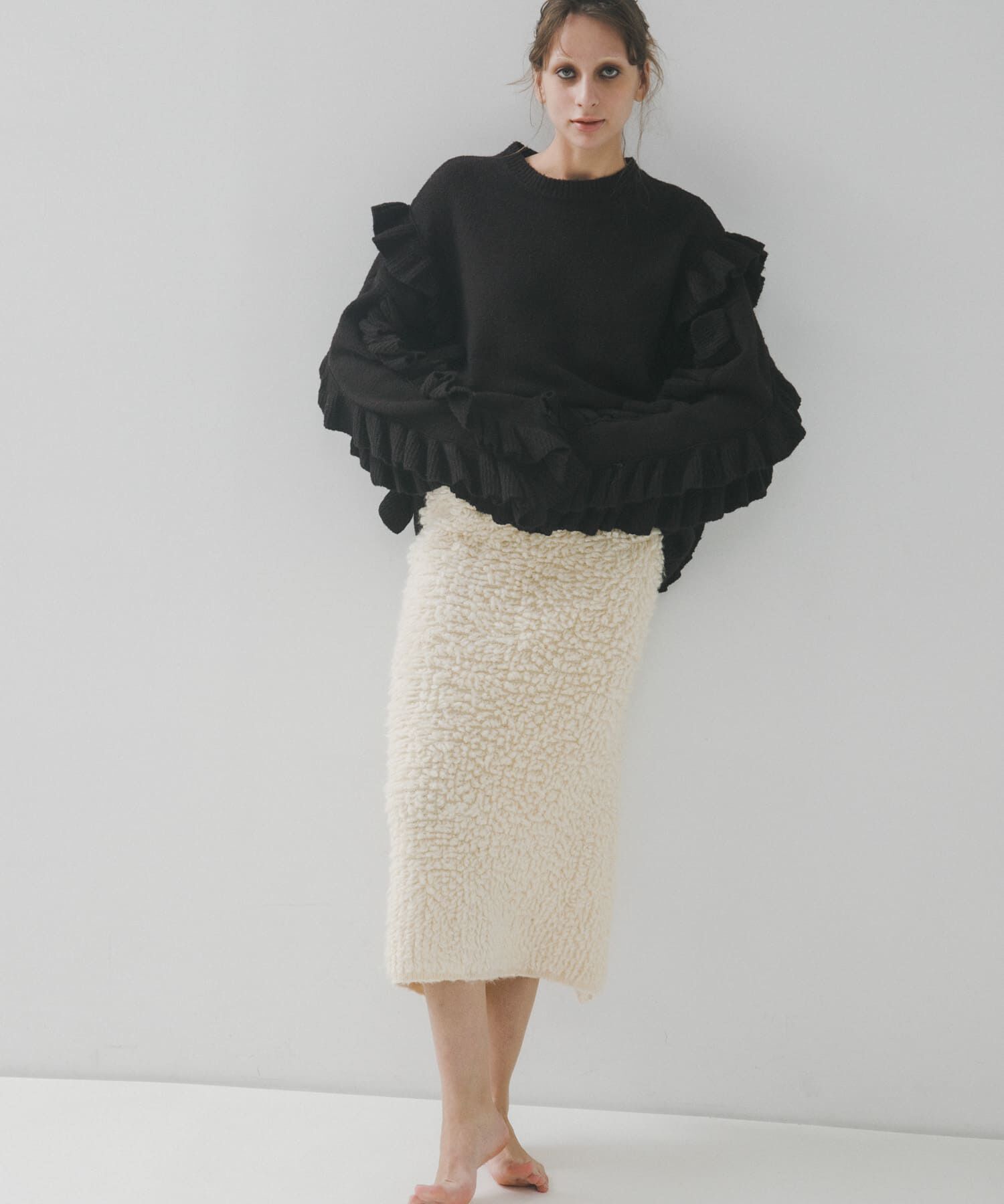 LAATO「mokomoko skirt」|スカート|