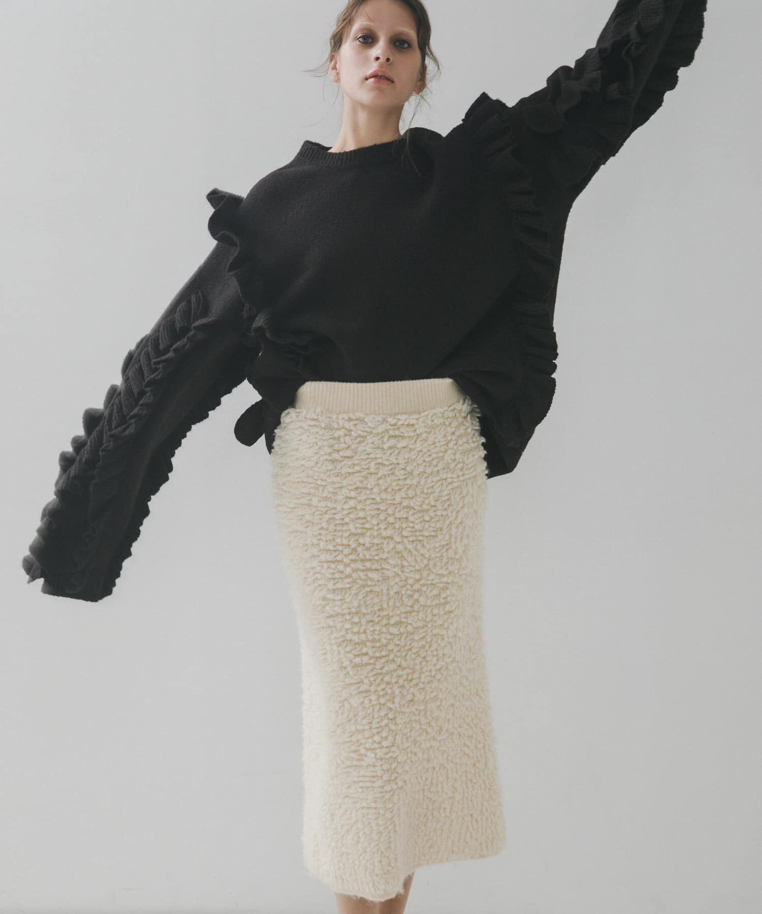 LAATO「mokomoko skirt」|スカート|
