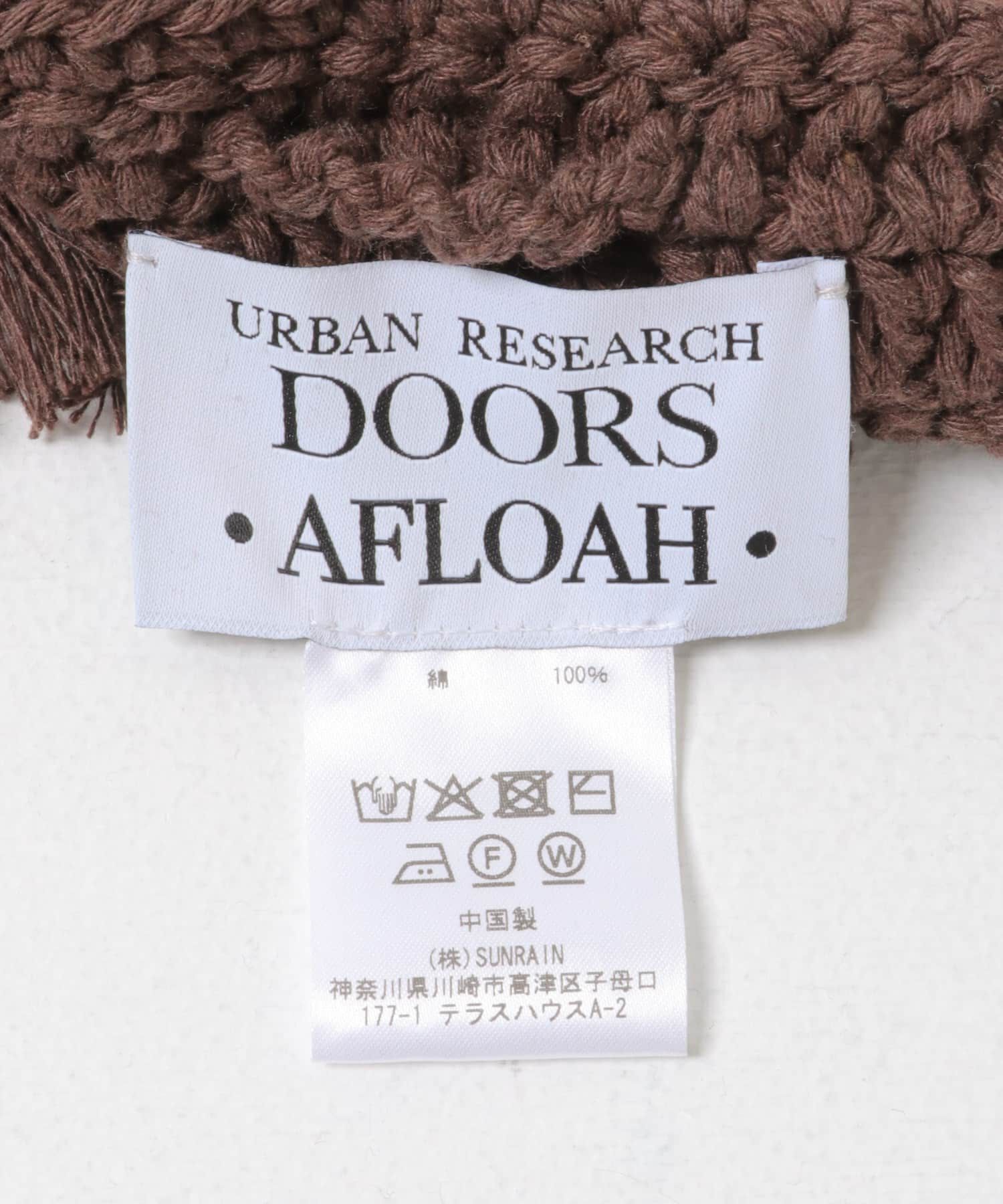 URBAN RESEARCH DOORS「『別注』AFLOAH&times;DOORS　MACRAME APRON」|スカート|