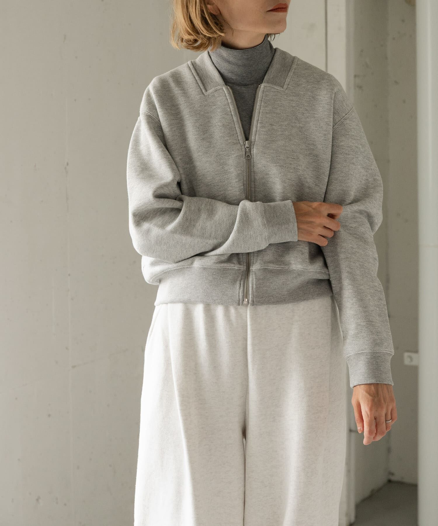 URBAN RESEARCH DOORS「FORK&SPOON　アムンゼンジップカーディガン」|カーディガン|