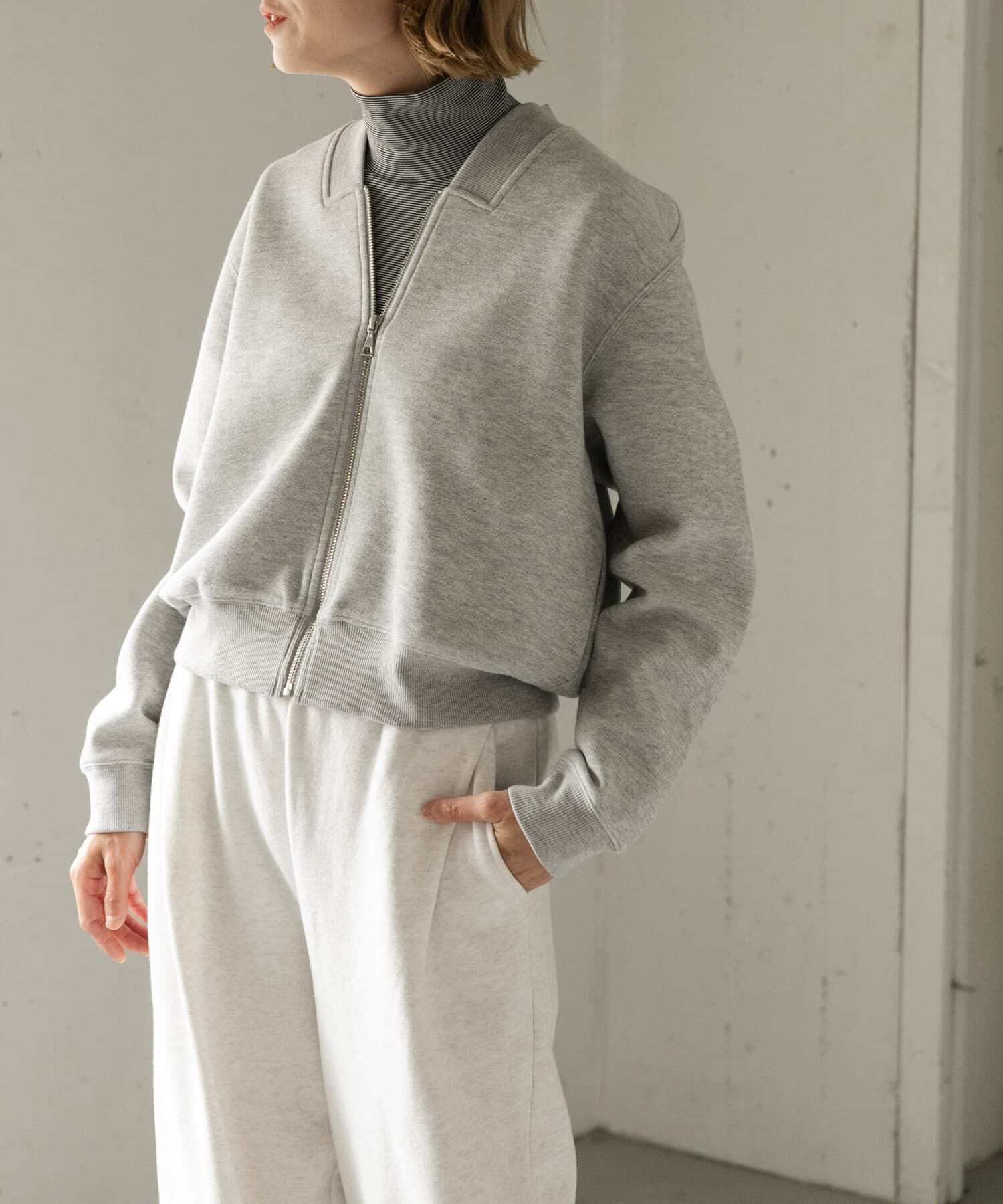 URBAN RESEARCH DOORS「FORK&SPOON　アムンゼンジップカーディガン」|カーディガン|