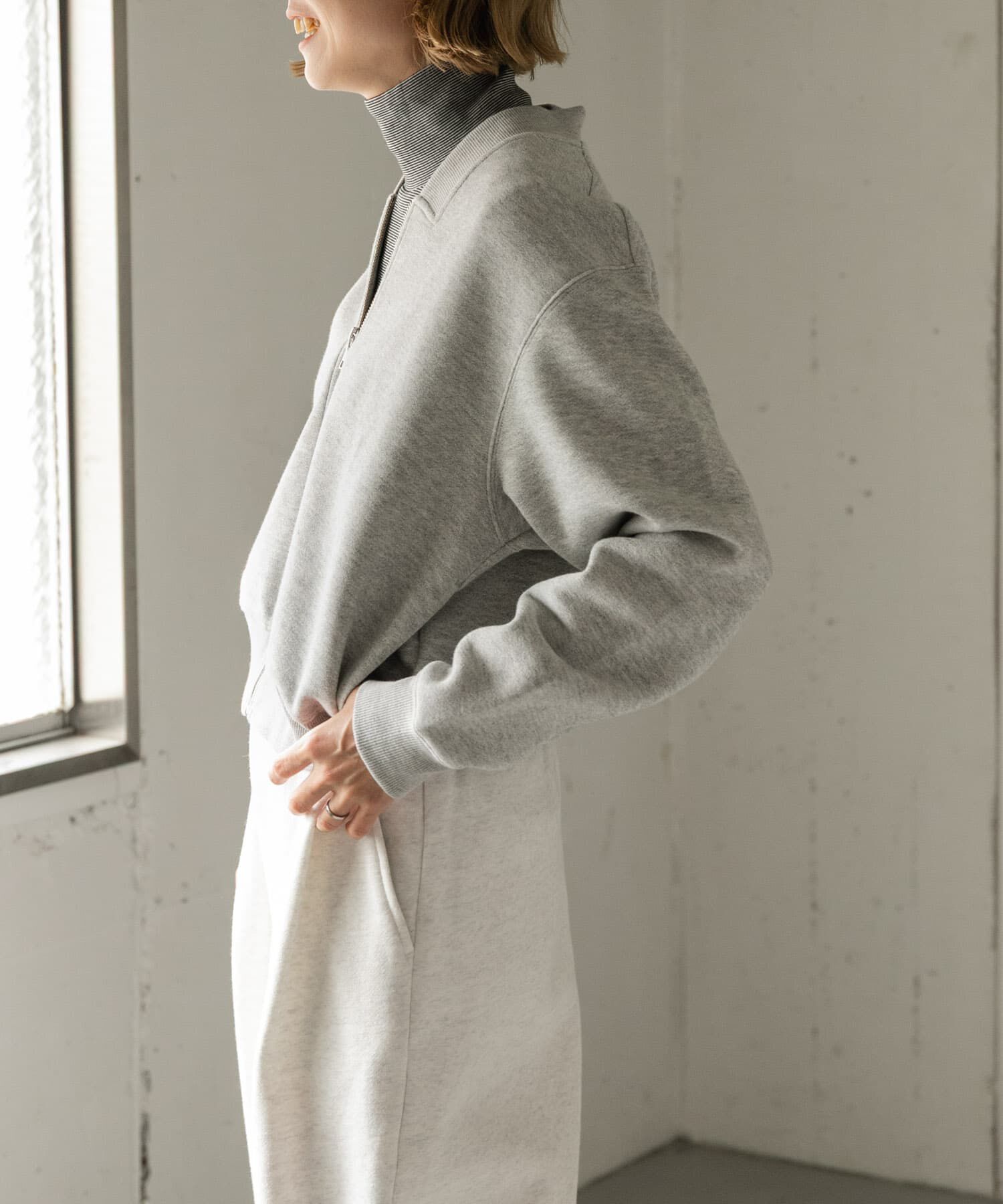 URBAN RESEARCH DOORS「FORK&SPOON　アムンゼンジップカーディガン」|カーディガン|