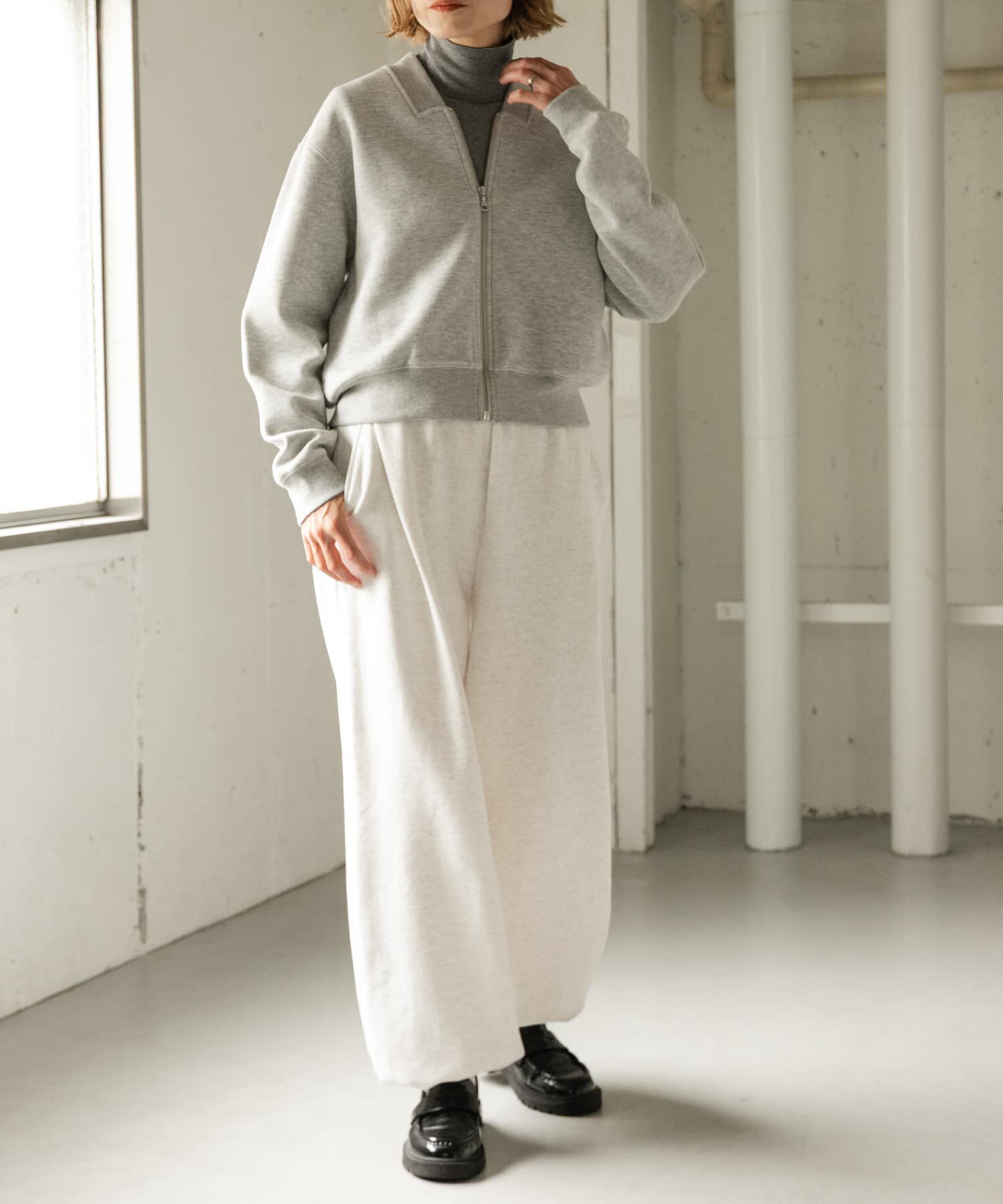 URBAN RESEARCH DOORS「FORK&SPOON　アムンゼンジップカーディガン」|カーディガン|