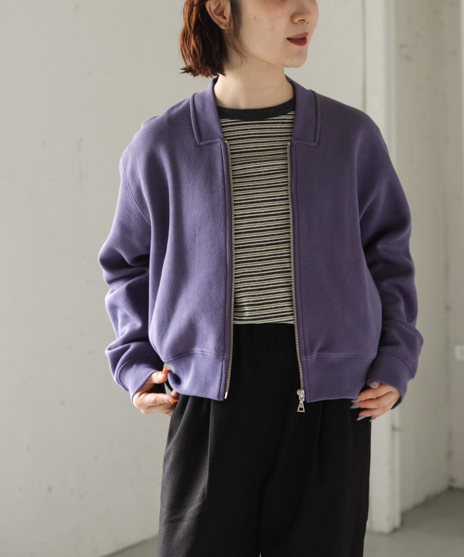 URBAN RESEARCH DOORS「FORK&SPOON　アムンゼンジップカーディガン」|カーディガン|