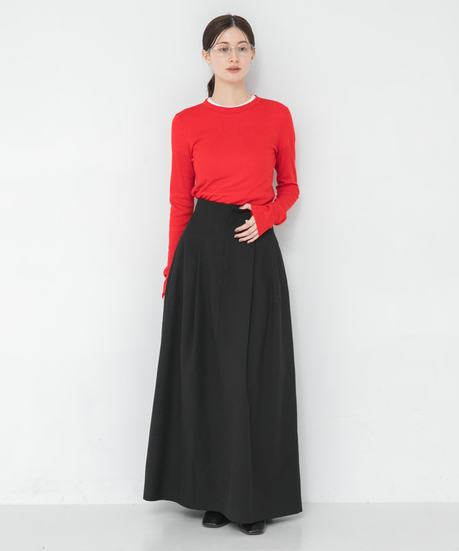 URBAN RESEARCH「new basic　CLEAN VOLUME SKIRT」|スカート|