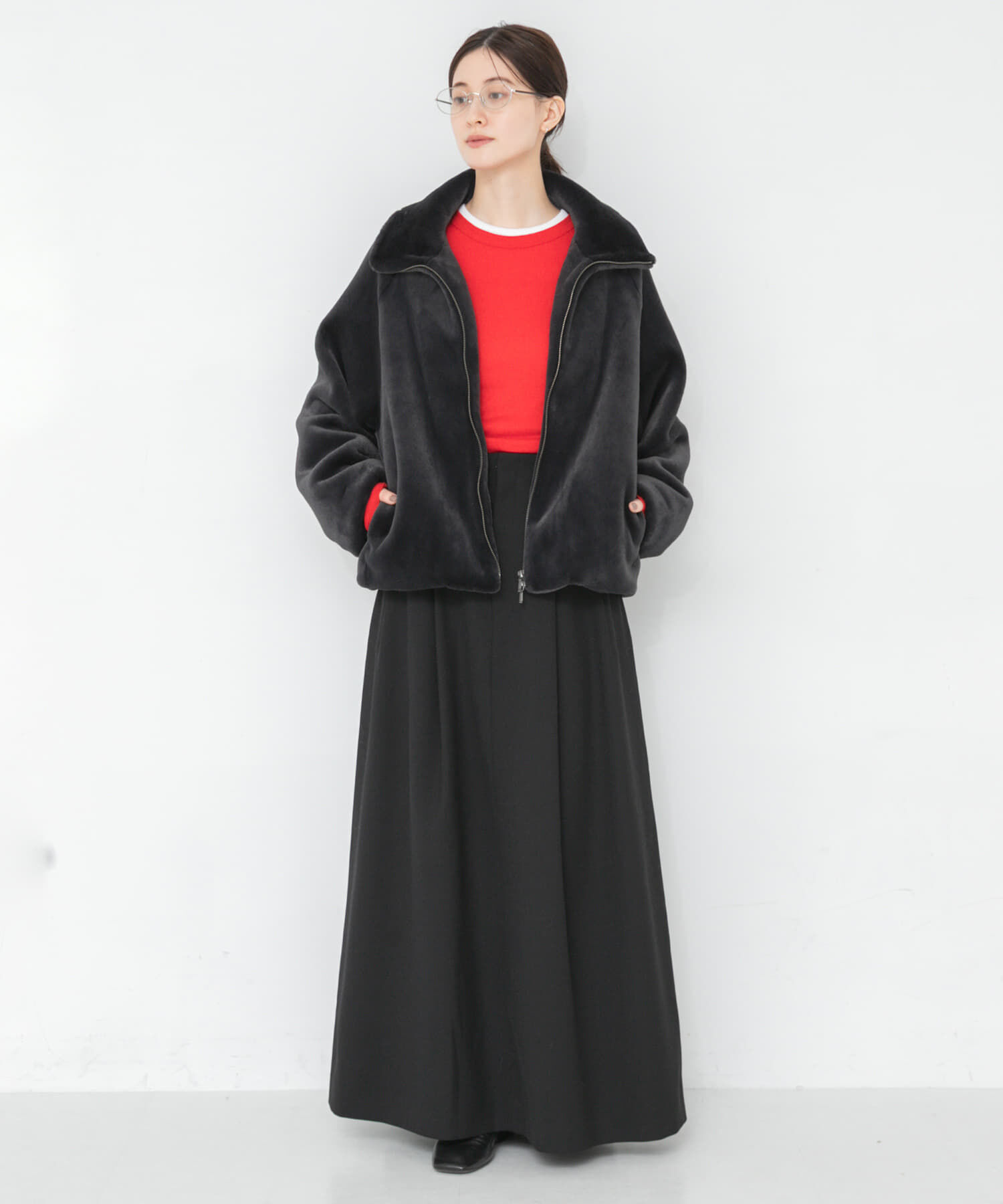 URBAN RESEARCH「new basic　CLEAN VOLUME SKIRT」|スカート|