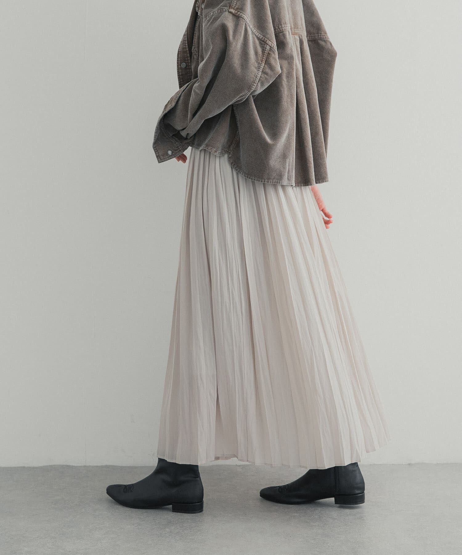 URBAN RESEARCH DOORS「ランダムプリーツスカート」|スカート|