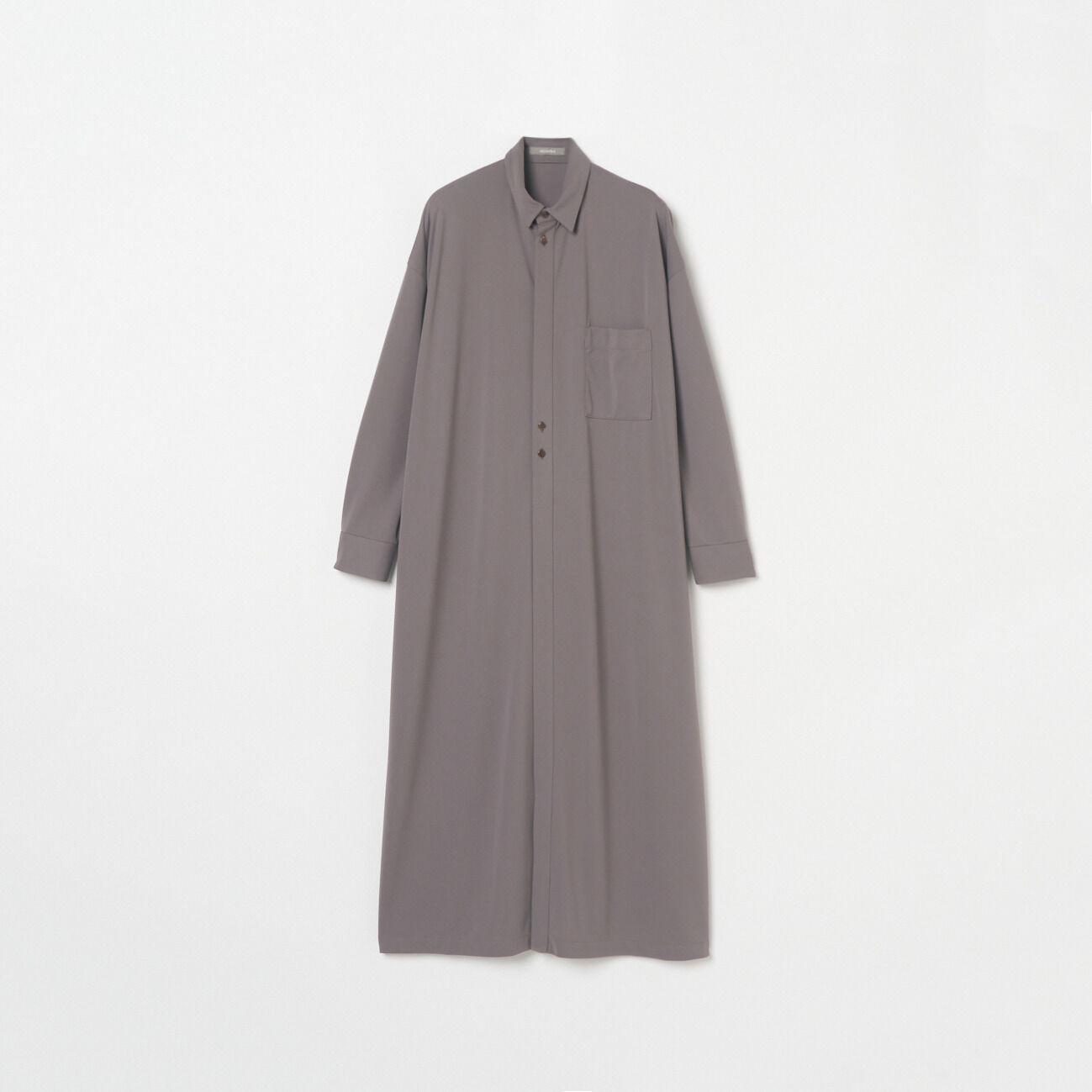 HELIOPOLE「HELIOPOLE DRY TOUCH SMOOTH SHIRT DRESS」|ワンピース|ダークブラウン