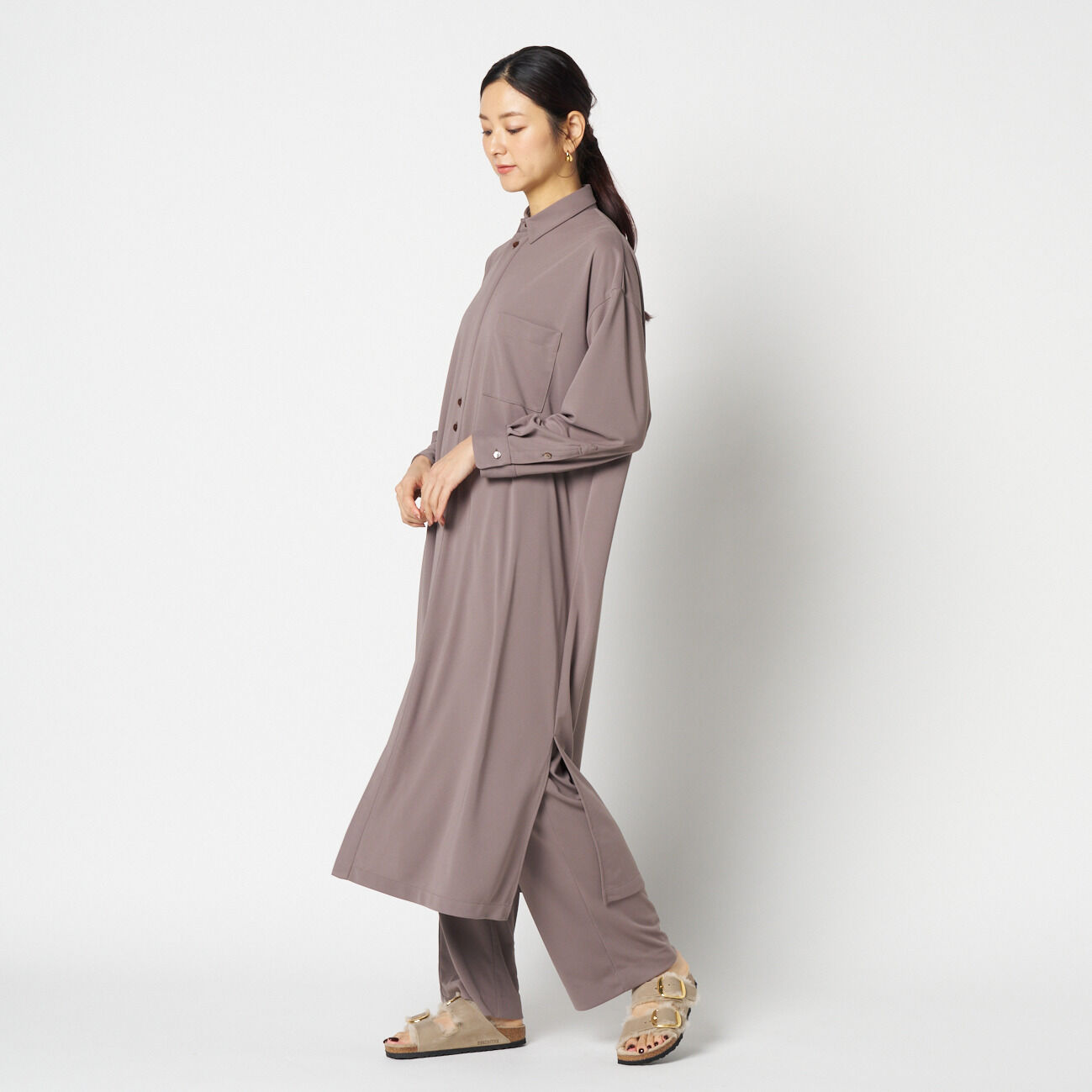HELIOPOLE「HELIOPOLE DRY TOUCH SMOOTH SHIRT DRESS」|ワンピース|
