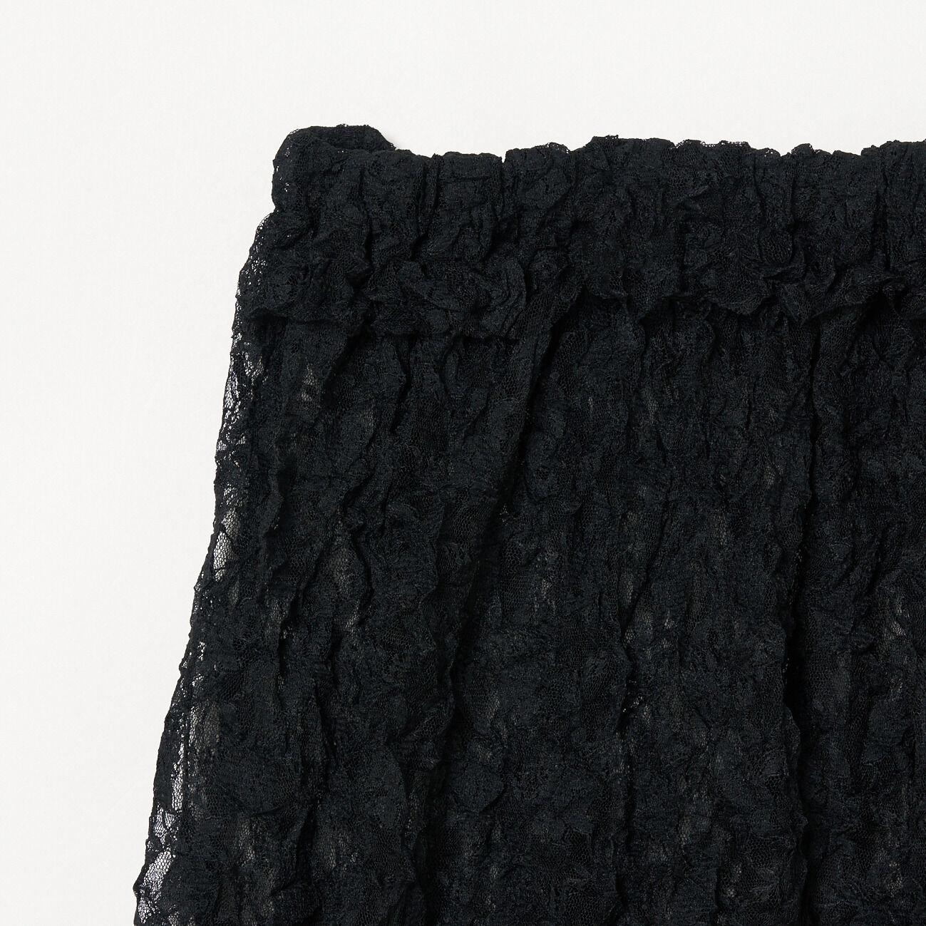 「TanC CRUSHED LACE GATHER SKIRT」|スカート|