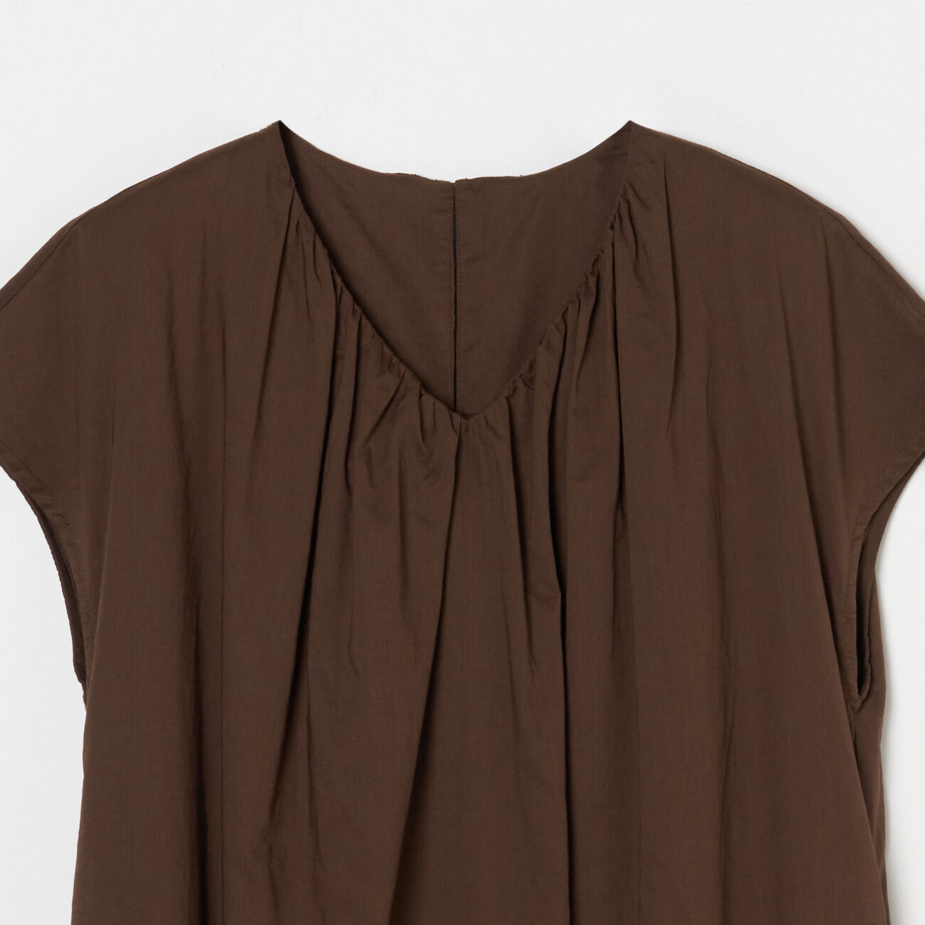 HELIOPOLE「HELIOPOLE COTTONLAWN FRENCH SLEEVE DRESS」|ワンピース|