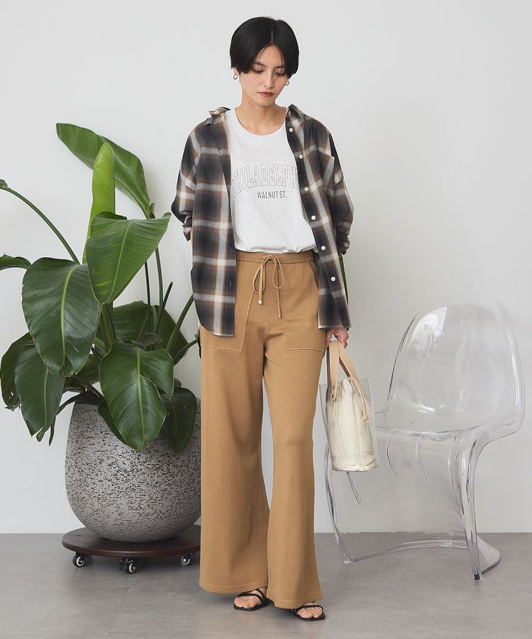 AMERICAN HOLIC「【遮熱】ベイカーニットパンツ」|その他|