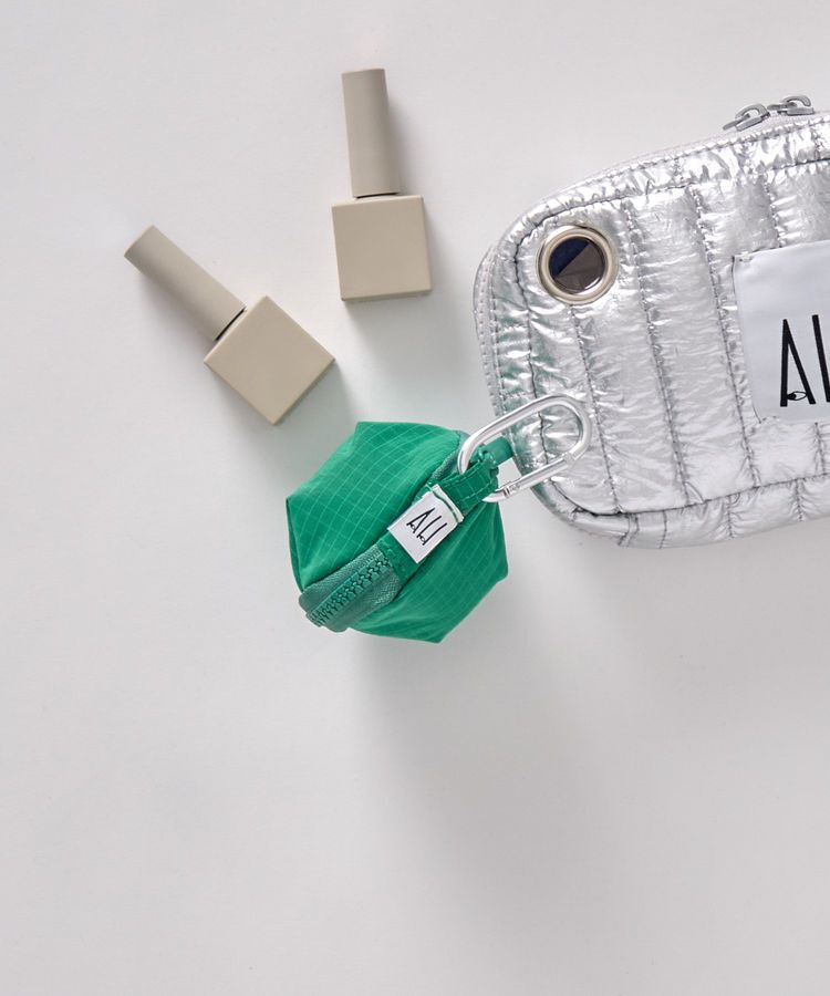 AMERICAN HOLIC「【ホリホリ】リップルキューブポーチチャーム」|その他|Green