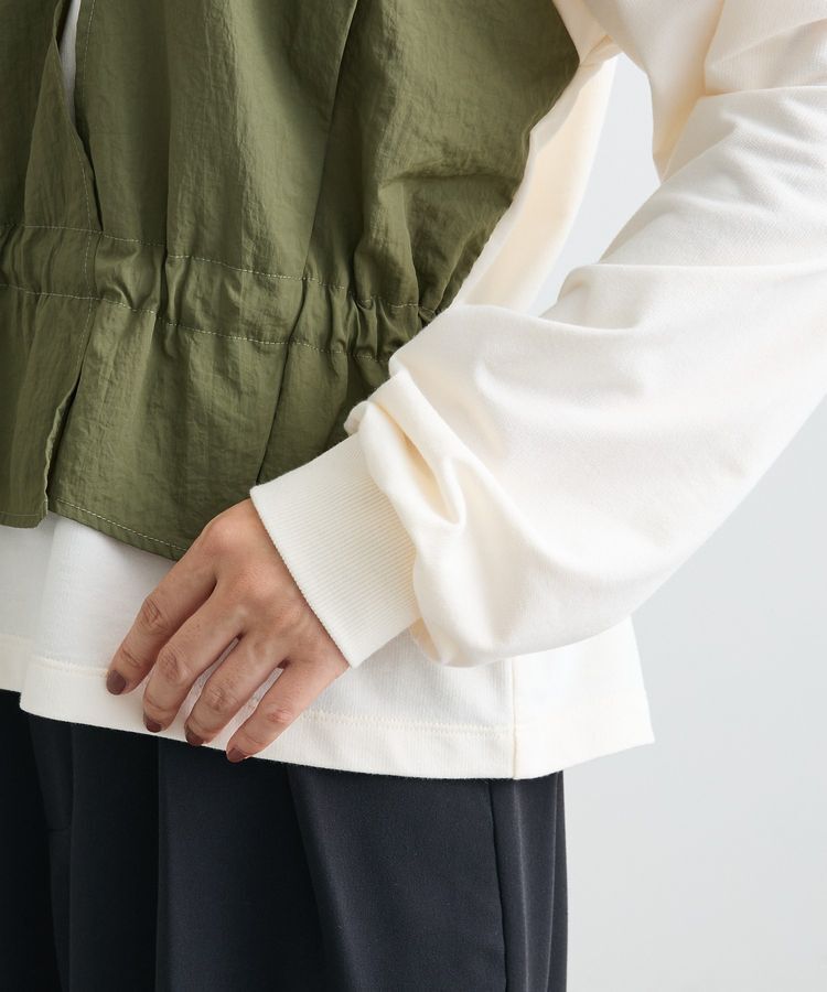 Green Parks「ビスチェドッキングミニ裏毛プルオーバー」|Tシャツ・カットソー|