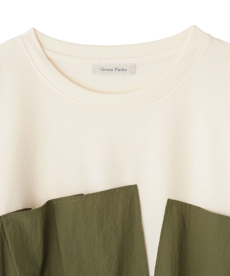 Green Parks「ビスチェドッキングミニ裏毛プルオーバー」|Tシャツ・カットソー|