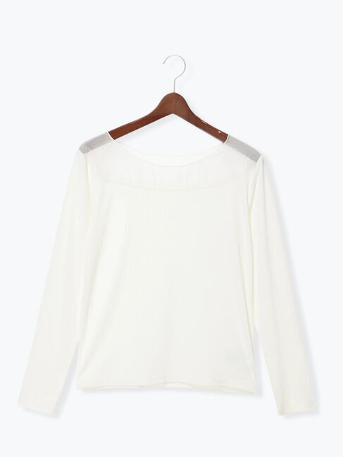 Te chichi「シアーネック切替ロンT《2026 AUTUMN LOOK item》」|Tシャツ・カットソー|